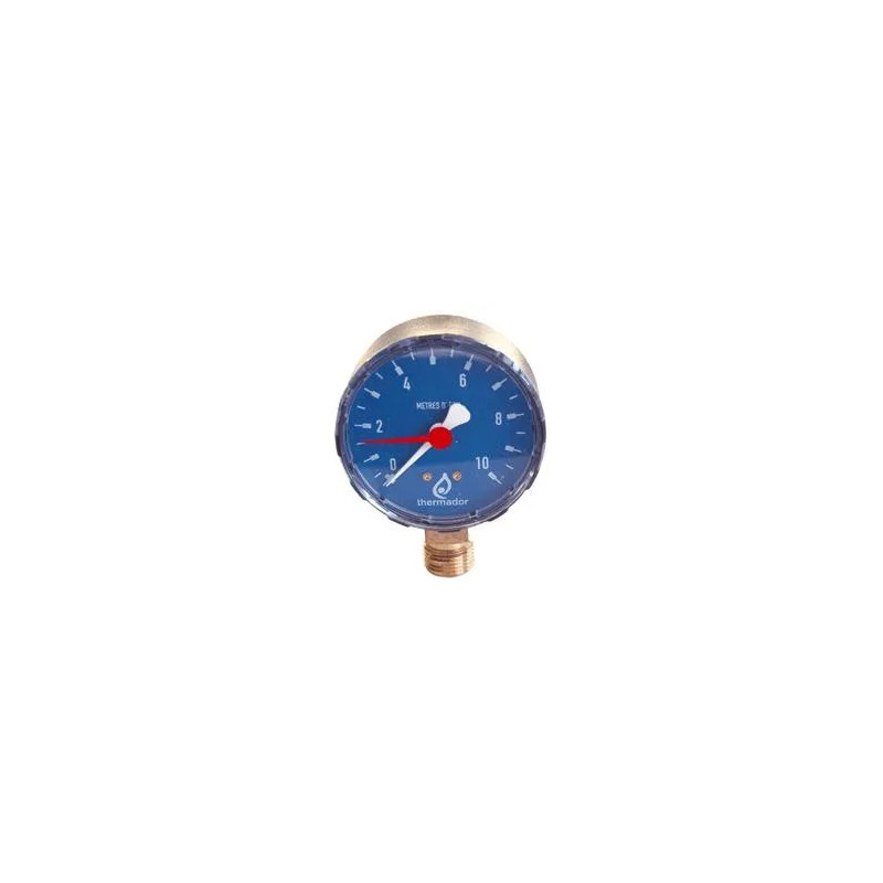Radiale hydrometer 0 10m aansluiting 12x17