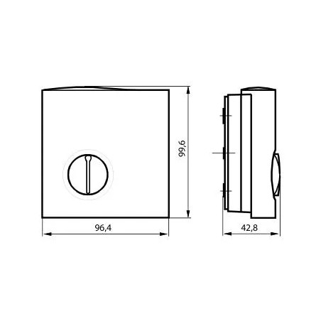 Thermostat d\'ambiance pour chauffage et refroidissement