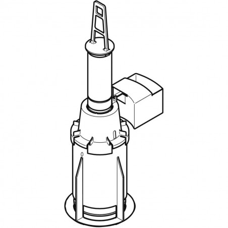 Mécanisme de chasse Geberit pour réservoir apparent simple volume