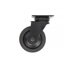 Swivel castor with plate 42x42 mm, diameter 75 mm - CIME - Référence fabricant : 54625