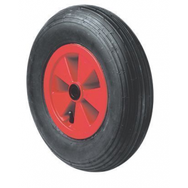 Pneumatic wheel of handling black rubber 400 mm, 200 kg - CIME - Référence fabricant : 53275