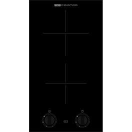 Domino 2 burners induction black button - nord inox - Référence fabricant : DIM29