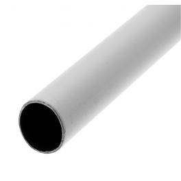 Tubo de armario, redondo, diámetro 19, 2 metros, acero blanco - CIME - Référence fabricant : 50740
