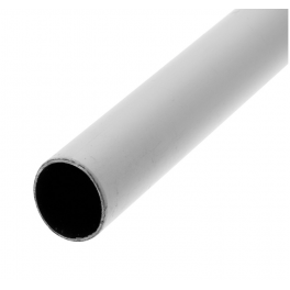 Tube penderie rond, diamètre 19, 1 mètre, acier blanc - CIME - Référence fabricant : 50737