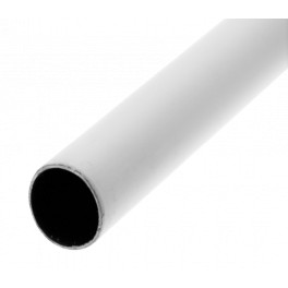 Tube for wardrobe, diameter 16mm, length 200cm, white - Cessot - Référence fabricant : 314220CT