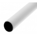Tube pour penderie, diamètre 16 mm, longueur 180cm, blanc