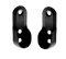 Support d'extrémité pour tube de penderie ovale 30x15, noir - CIME - Référence fabricant : INTSUCQ141382