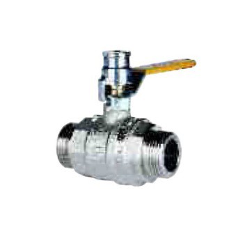Gas shut-off valve male with operating handle, valve 33x42 DM25, GURTNER