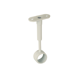 Adjustable round ceiling support for closet diameter 19, white zamak - CIME - Référence fabricant : CQ.14048.1