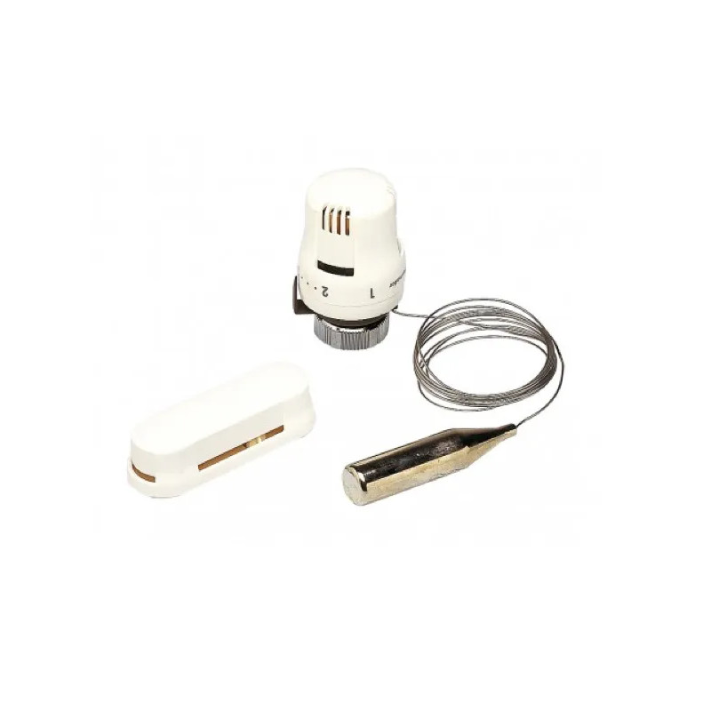 Thermostatische kop met afstandsvoeler (2M)