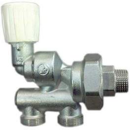Single-pipe valve with 1/2x16 swivel handwheel - Giacomini - Référence fabricant : R304TX011