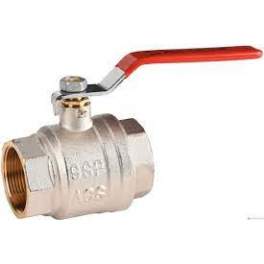 509 female/female ball valve 4", or 102x114, flat steel handle. - Sferaco - Référence fabricant : 509012