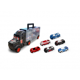 Coffret camion avec 6 voitures pour enfant, 7 pièces - KSTools - Référence fabricant : 100095