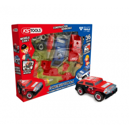 4x4 car construction kit for children, 36 pieces - KSTools - Référence fabricant : 100096