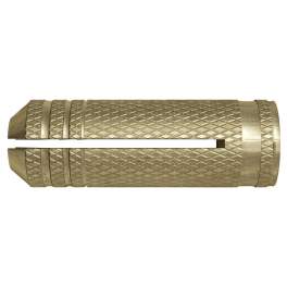 Brass expansion dowel 8x28 with metric thread, 10 pieces - Fischer - Référence fabricant : 532738