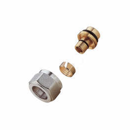 Adapter for reticulated tube 18 gauge 12 diameter - Giacomini - Référence fabricant : R179X063