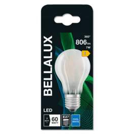 Bombilla LED estándar esmerilada E27, 6,5 W, blanco frío. - Bellalux - Référence fabricant : 634998