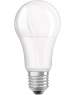 Ampoule LED dépolie standard E27, 8.5W, blanc chaud.
