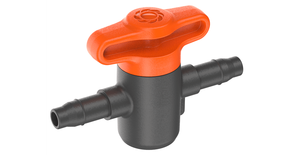 Control and shut-off valve (3/16") (pack of 3 pieces)