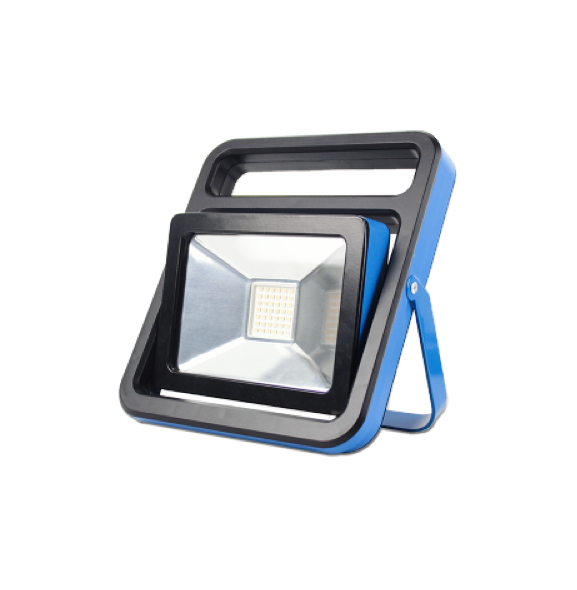 50W LED floodlight, 4000 lumens, 2 sockets and switch