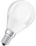 Ampoule LED dépolie sphère E14, 3.3W, blanc chaud.