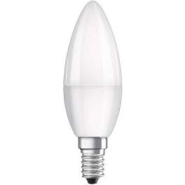 Ampoule LED dépolie flamme E14, 4.9W, blanc chaud. - Bellalux - Référence fabricant : 635061