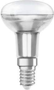 R50 E14 LED spotlight bulb, 4.3W, warm white.