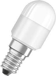 E14 mini tube frosted LED light bulb, 2.3W, warm white.