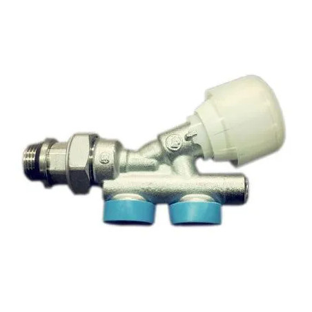 Single pipe valve with horizontal plunger Diam. 16 cm Centre distance 3,5 cm