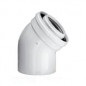 45 graden bocht T.E.N diameter 60/100