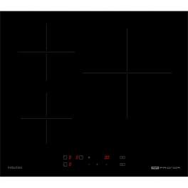 3-zone induction table with booster, touch-sensitive keys - nord inox - Référence fabricant : PI603