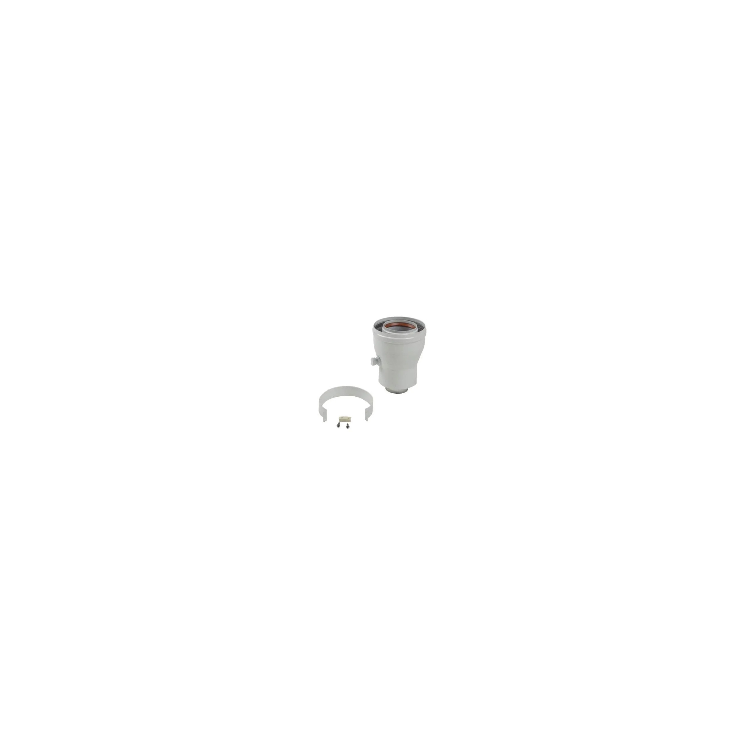 CHAFFOTEAUX et MAURY (D.80/125) adapter, vertical condensation outlet nozzle