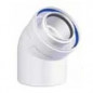 45-graden condensatieboog (diameter 60/100)