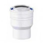 Toename van condensatie van diameter 60/100 naar diameter 80/125