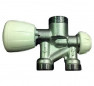 Single pipe vertical plunger valve with probe (not supplied)