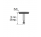 Válvula de latón D.43 para el desagüe de la bañera por cable - ROTOSTAR - Valentin - Référence fabricant : VALCL43200
