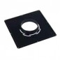 Black stainless steel backplate 40x40, D.155 Black stainless steel backplate 40x40, D.155