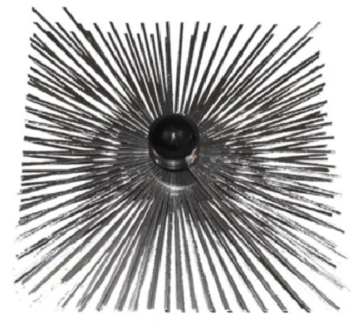Hérisson acier carré 400 x 400