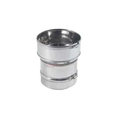 Conector de estufa de acero inoxidable para tubo flexible, D.125x125/131