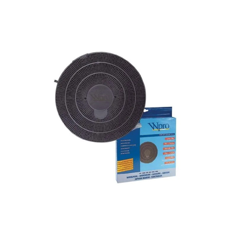 Filtro de carbón para campana WHIRLPOOL diámetro .280 mm Tipo 40