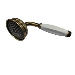 Retro matte bronze shower, porcelain handle. - Horus - Référence fabricant : 92.110BM