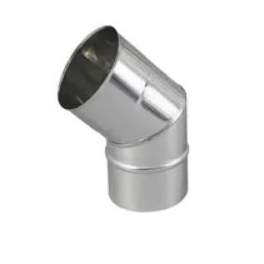 BR 45° pleated elbows, stainless steel, D.167 - TEN tolerie - Référence fabricant : 264167
