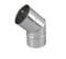 BR 45° pleated elbows, stainless steel, D.167 - TEN tolerie - Référence fabricant : TENIC45167