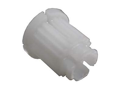 Clip plastique blanc, sachet de 10 pièces.