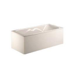 White laminate cladding for bathtub 1m40. - Aquarine - Référence fabricant : 046FA139