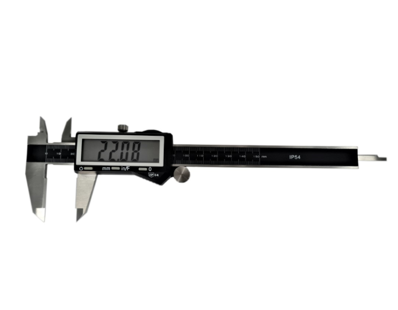Digital caliper 150 mm, display 52x15 mm, high readability 