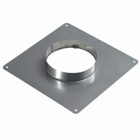 Stainless Steel Sealing Plate 350 X 350 mm TEN tolerie for tube 125x131 mm