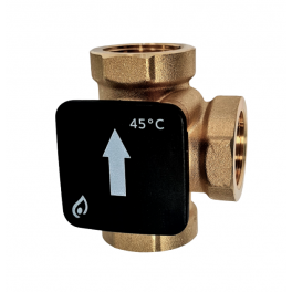 Thermal valve 45°C brass female 26x34 (1"), 3 ways - Thermador - Référence fabricant : T2645