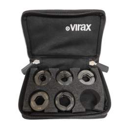 Set of V profile inserts diameters 12, 14, 16, 18, 22. - Virax - Référence fabricant : 990034