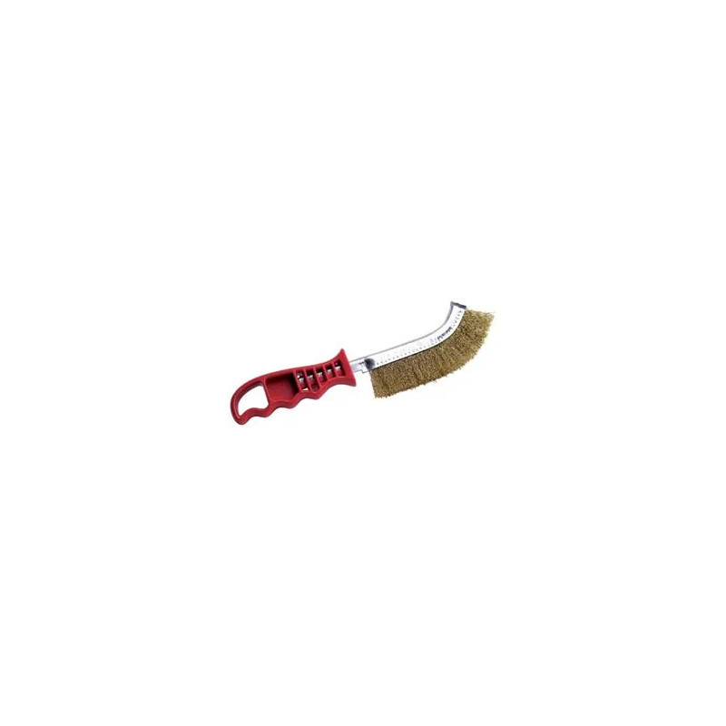 Convex steel brush